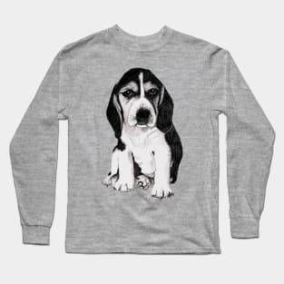 " We are not amused! ".....Beagle puppy Long Sleeve T-Shirt